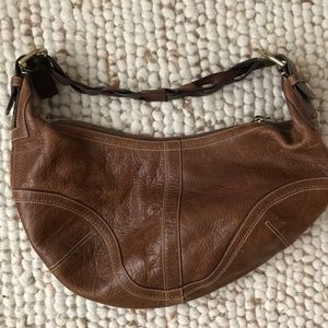 Coach leather Soho hobo braided strap